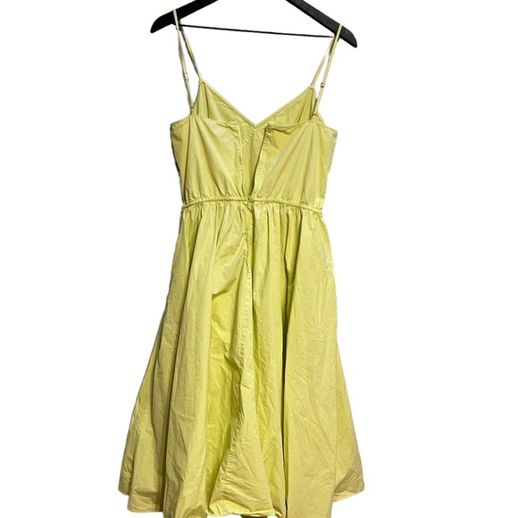 Jason Wu Collective Yellow Midi Dress size 2 - Picture 11 of 16